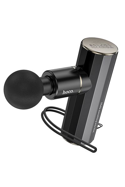 REDz Accessories Mini Massager, Hoco HP50 Massager, 4 Heads and Multiple Speeds, 2000mAh, Black
