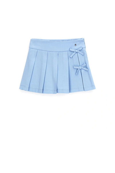 ORIGINAL MARINES Kız Çocuk Pileli Şort Etek 3-8 Yaş Mavi