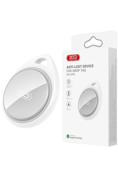 REDz Accessories Anti-lost Device Xo-lp02, Smart Location Type Airtag, Find My Compatible, White