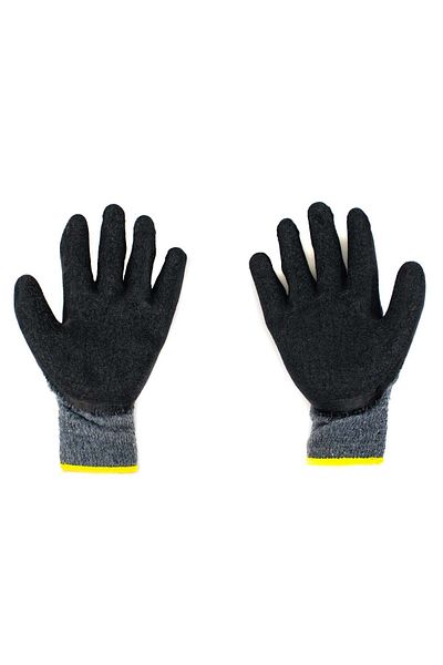 BSP Guard Set 12 Work gloves, Ombre pattern, Grey, size 10
