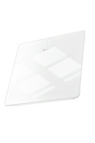 REDz Accessories Hoco HI20 Body Scale, LED Display, Up to 150kg, Minimalist Design, Batteries Included, White