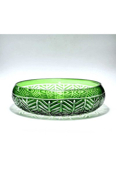 Kristal Market Crystal Decor Bowl 28cm Paris Tableware Presentation Bowl