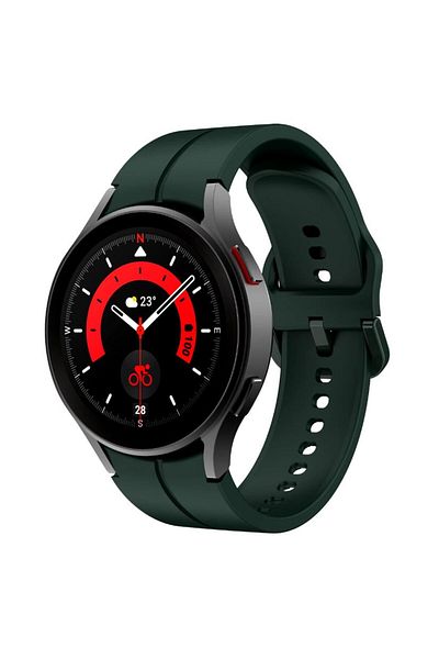 REDz Accessories Sport Strap For Samsung Galaxy Watch, Adjustable, Striped, Silicone, Green
