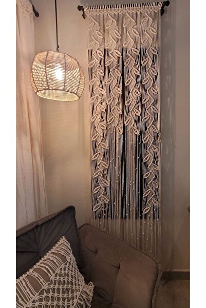 ELFİDAA WOOD Κουρτίνα μακραμέ