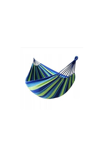 ECARLA Hamac de gradina, pentru o persoana, cu sac de depozitare, multicolor, max 120 kg, 185x80 cm