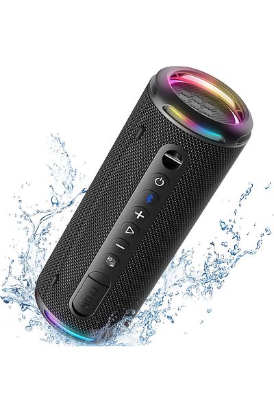 Tronsmart T7 Lite 24W Portable Outdoor Speaker Bluetooth 5.3 IPX7 Waterproof 24 Hours Playtime-Black