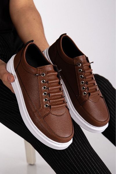 HEROD Men's Brown Daily Flexible Comfortable Stitched Lightweight Poly Sole Walking Guaranteed Sports Shoes