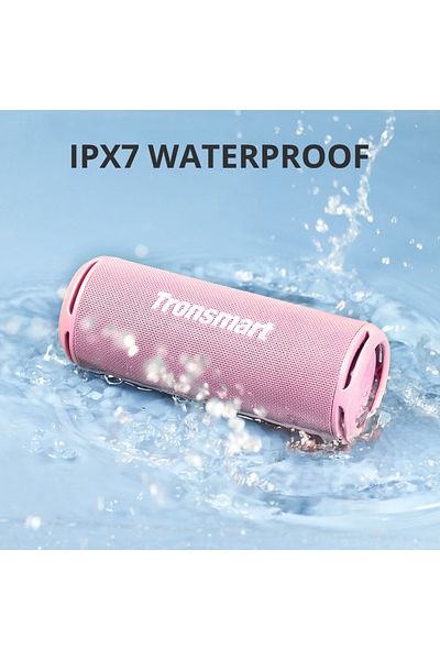 Tronsmart T7 Lite 24W Portable Outdoor Speaker Bluetooth 5.3 IPX7 Waterproof, 24 Hours Playtime-Pink