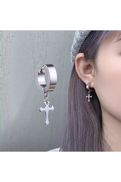 SIC MODA Cercel Cruce gotica Inox SIC MODA 4204A