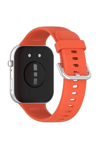 REDz Accessories Silicone Sport Strap, Compatible With Huawei Watch Fit 3, Thin, Adjustable, Orange