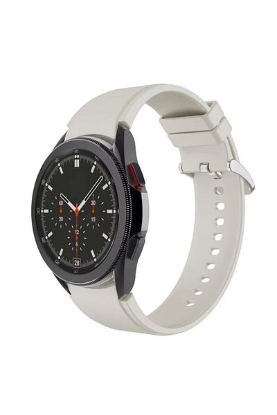 REDz Accessories Curea sport din silicon, compatibilă cu ceasul Samsung Galaxy, lățime 20 mm, gri