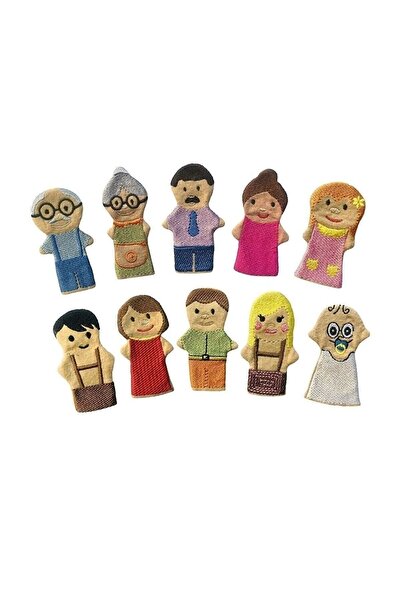 cagdaskids Insanlar Parmak Kuklası 10 Lu