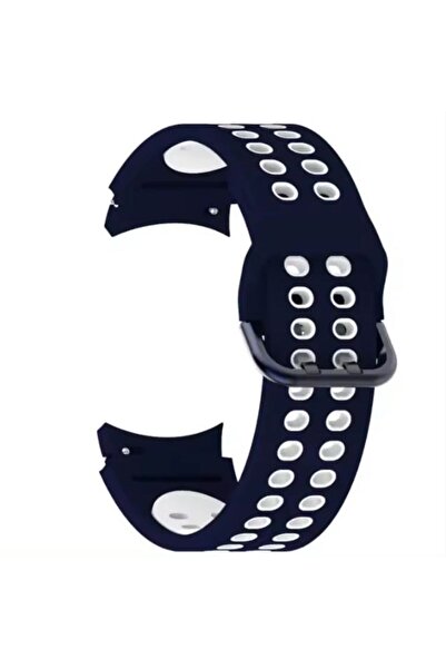 REDz Accessories Αθλητικό λουράκι με τρύπα για Samsung Galaxy Watch 4/5/5 Pro/6, σιλικόνη, μπλε-μπλε