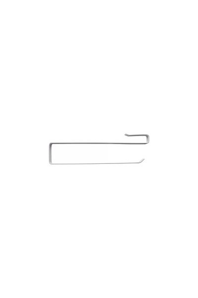 CocoVia Decorative White under Shelf Hanger Metal Paper Towel Rack Apparatus Kitchen Countertop Towel Holder Organizer