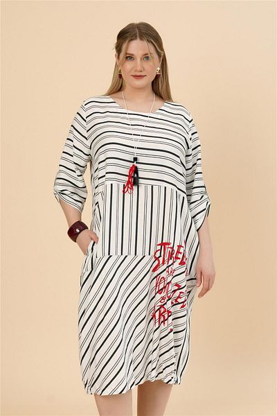 Zedd+ Plus 25171 DRESS ECRU