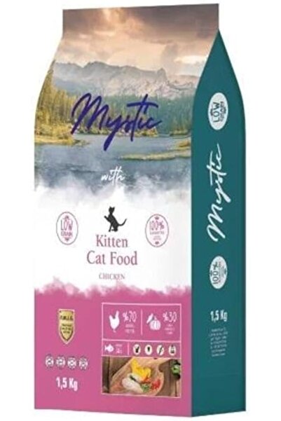 Mystic Az Tahıllı Yavru Kedi Maması Tavuklu 15 KG