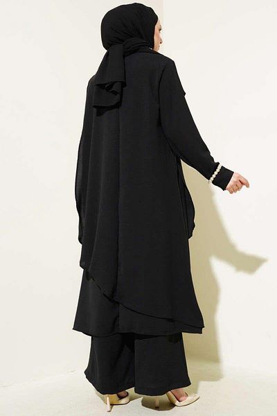 modasindoma γυναικείο μακρύ διπλό κοστούμι hijab