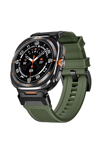 REDz Accessories Curea Forțelor Speciale, Sport, pentru Samsung Galaxy Watch Ultra 47mm, Design Militar, Silicon, Kaki
