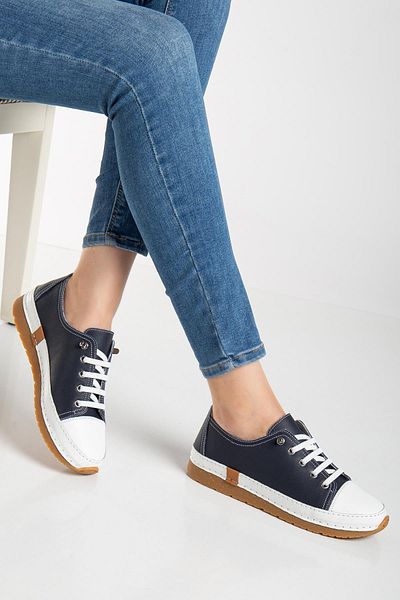 SUİNS SHOES Suins Lorry Genuine Leather Soft Women's Casual Sports Shoes Sneaker