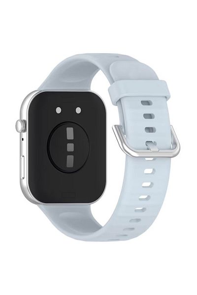 REDz Accessories Curea sport din silicon, compatibilă cu Huawei Watch Fit 3, subțire, reglabilă, albastru deschis