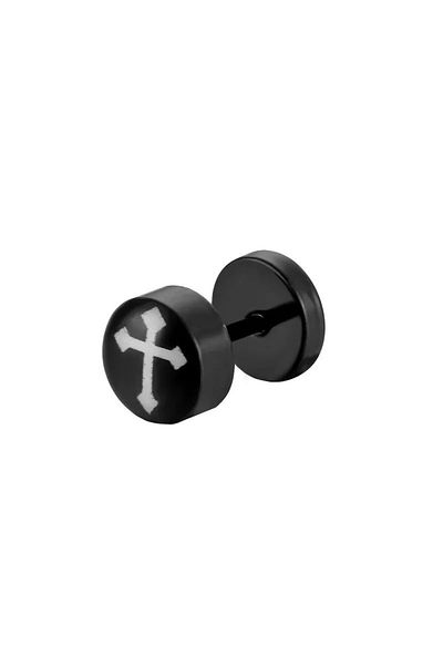 SIC MODA Cercel Simplu Cruce Inox Sic Moda 5435