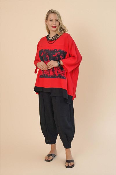 Zedd+ Plus 25168 TUNIC RED