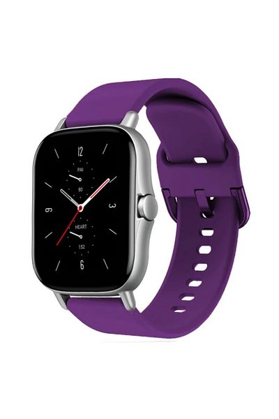 REDz Accessories Smartwatch strap for Samsung Galaxy Watch/Huawei Watch GT, Silicone, Purple - 20 mm