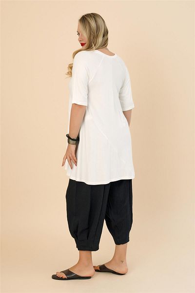 Zedd+ Plus 25175 Tunic Ecru