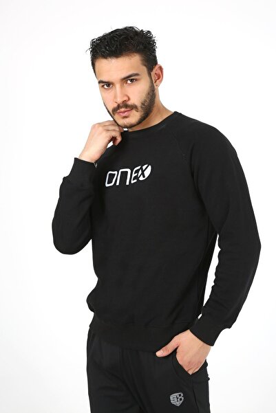 Sportonex So22F024 Fleece Men's Sweatshirt Black