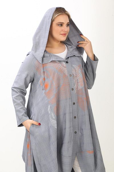 Zedd+ Plus 25079 Dress Gray