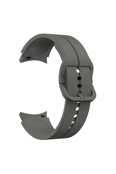 REDz Accessories Curea sport pentru ceas Samsung Galaxy, reglabilă, cu dungi, silicon, gri închis