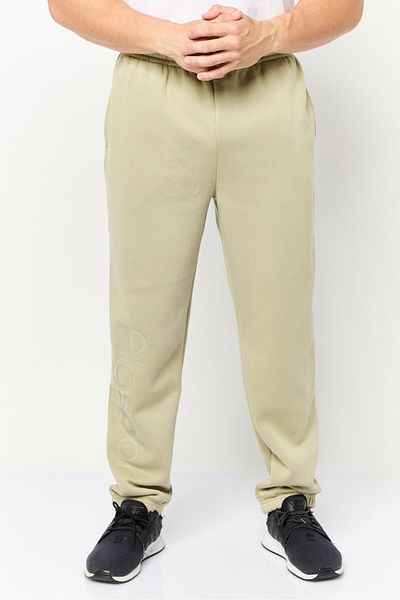 Algspar Men Regular Fit Graphic Print Jogger Pants, Light Olive