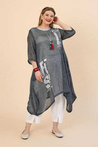 Zedd+ Plus 25157 Tunic Blue