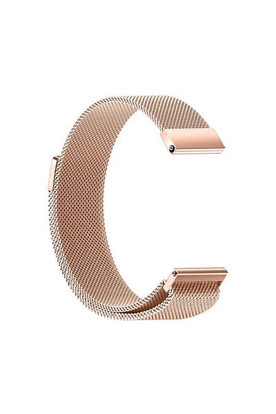 REDz Accessories Milanese Loop Smartwatch Strap, For Huawei Watch Gt Samsung Galaxy Watch, Rose-gold - 22mm