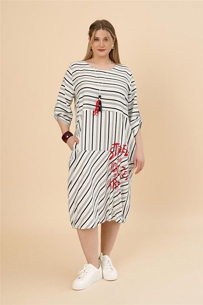 Zedd+ Plus 25171 DRESS ECRU