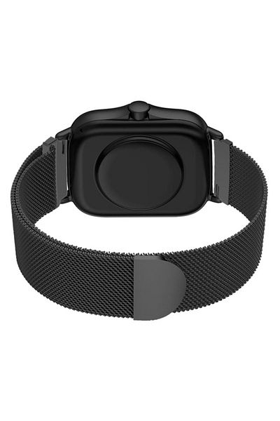 REDz Accessories Milanese Loop Smartwatch Strap, For Huawei Watch Gt Samsung Galaxy Watch/amazfit Gts, Black - 22 Mm