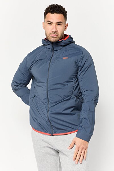 hoka Men Sportswear Fit Long Sleeves Running Jacket, Blue