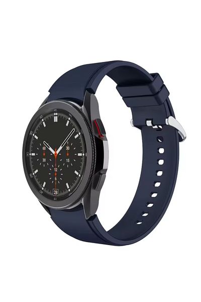 REDz Accessories Curea din silicon pentru Samsung Galaxy Watch 4/5/5 Pro/6, lățime 20 mm, albastru marin