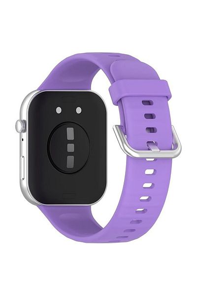 REDz Accessories Silicone Sport Strap, Compatible With Huawei Watch Fit 3, Thin, Adjustable, Purple