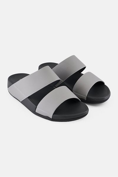 English Laundry Men Slip On Arabic Sandals, Grey