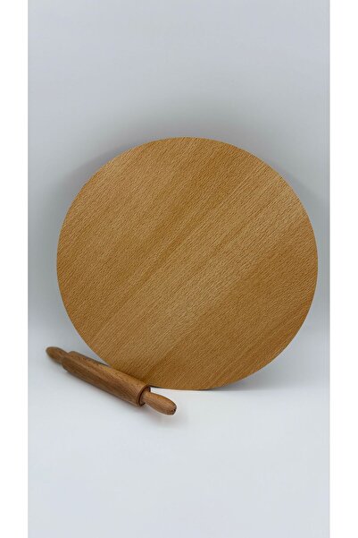 kukids play dough Ahşap Merdane ve Sofra 33x33cm