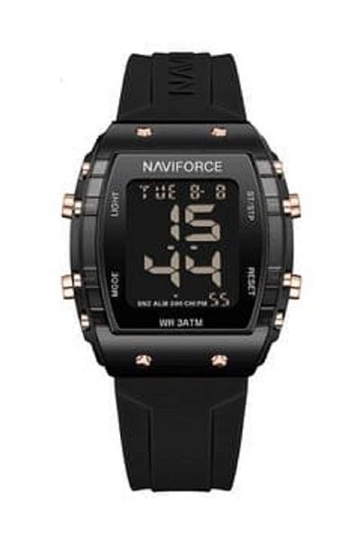 Naviforce NAVIFORCE Digital Multifunctional Sports Fashion Waterproof Watch for Women and Men, Silicone Strap