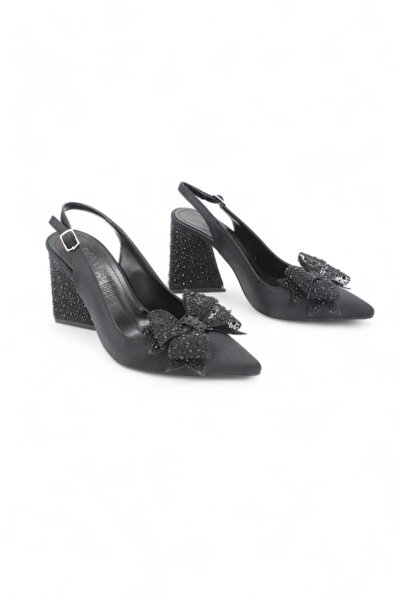 ENDİCAN 328 M-112-1 ZN AYAKKABI SIYAH SATEN