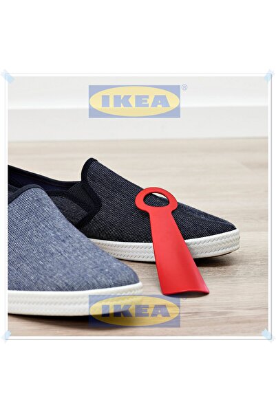 IKEA Snöskyffel Parlak Kırmızı Ayakkabı Çekeceği, Taşınabilir Küçük Kerata, 18 cm