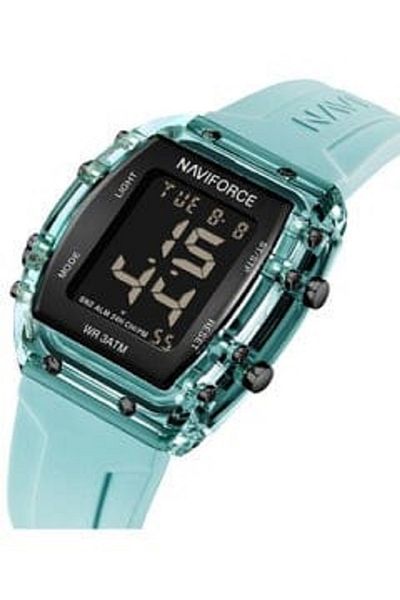 Naviforce NAVIFORCE Digital Multifunctional Sports Fashion Waterproof Watch for Women and Men, Silicone Strap