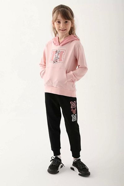 Disney Minnie Mouse Girl Waitress Tracksuit Set - Powder