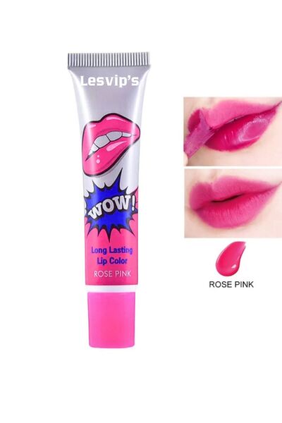 KAİZEN Waterproof Lasting Peelable Lipstick Rose Pınk