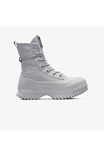 Converse Chuck Taylor All Star Lugged 2.0 CC Unisex Gri Deri Platform Bot