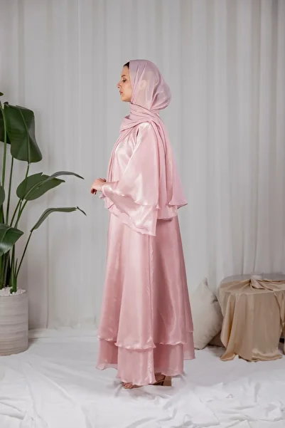 Ophelia Dreamy Abaya - Pink
