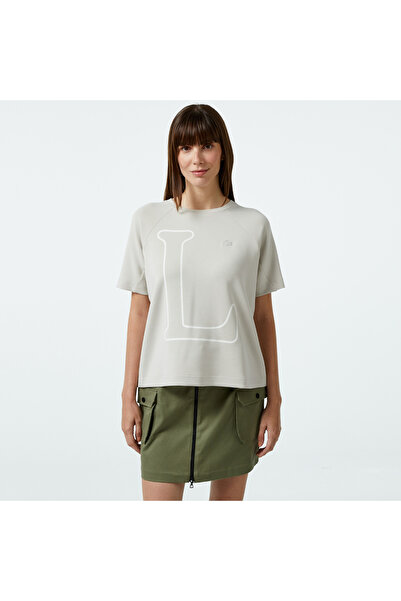 Lacoste Classic Kadın Gri T-Shirt